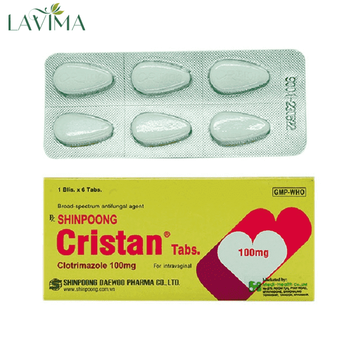 Thuốc đặt, bôi âm đạo trị nấm Candida Cristan