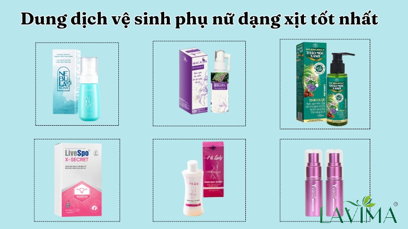 Top 5+ dung dịch vệ sinh phụ nữ dạng xịt tốt nhất hiện nay